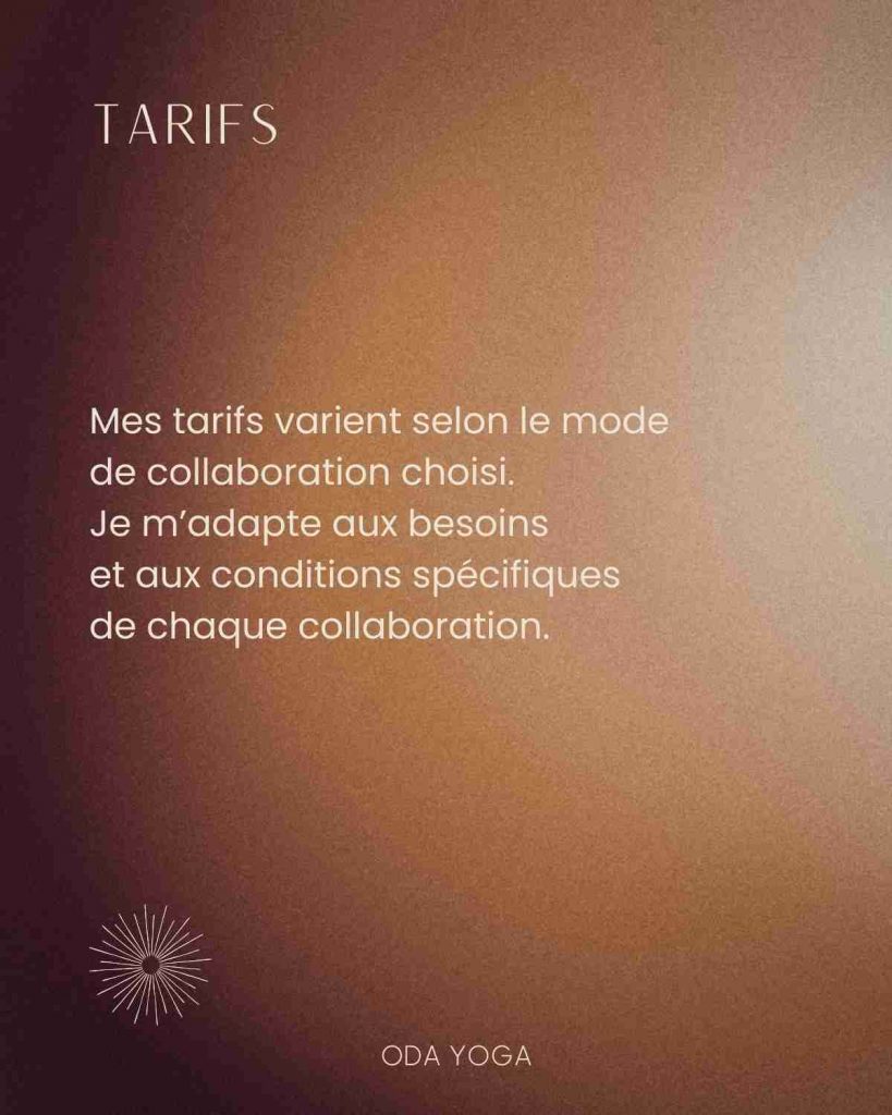 Oda Yoga - Cours de yoga à Pau - Tarifs